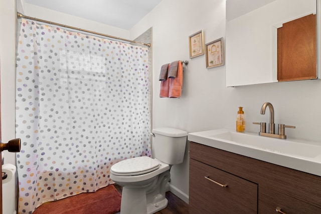 440 Charles Ct, South Elgin, IL 60177 - bathroom featuring vanity and a shower with shower curtain