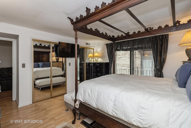 6229 N Niagara Ave Unit 209, Chicago, IL 60631 - bedroom with wood finished floors