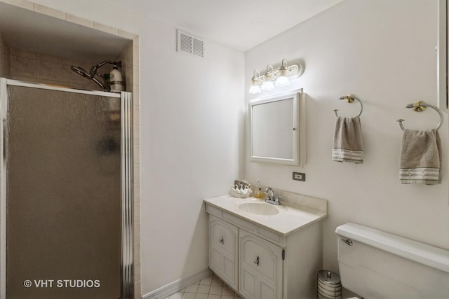 6229 N Niagara Ave Unit 209, Chicago, IL 60631 - full bathroom featuring a stall shower and vanity