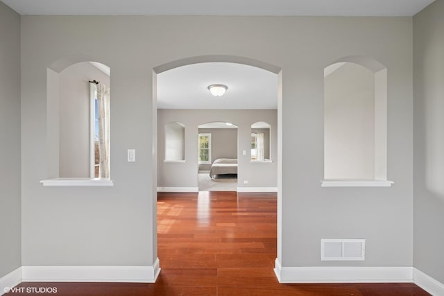 7271 Orchard Valley Dr, Bull Valley, IL 60050 - corridor featuring wood finished floors and baseboards
