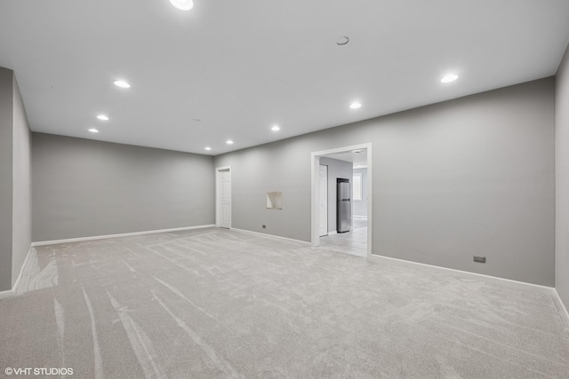 7271 Orchard Valley Dr, Bull Valley, IL 60050 - unfurnished room with recessed lighting and light colored carpet