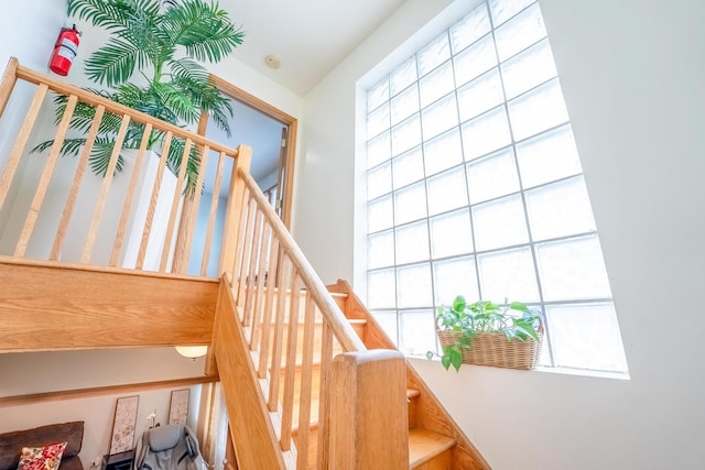 2418 S 58th Ave, Cicero, IL 60804 - staircase with healthy amount of natural light