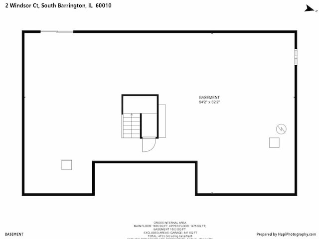2 Windsor Ct, South Barrington, IL 60010 - view of property floor plan