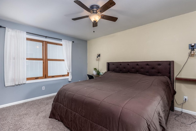 2020 Autumnwood Dr, Ottawa, IL 61350 - carpeted bedroom featuring baseboards and a ceiling fan