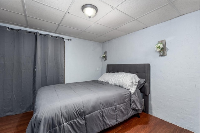 2020 Autumnwood Dr, Ottawa, IL 61350 - bedroom with a paneled ceiling and wood finished floors