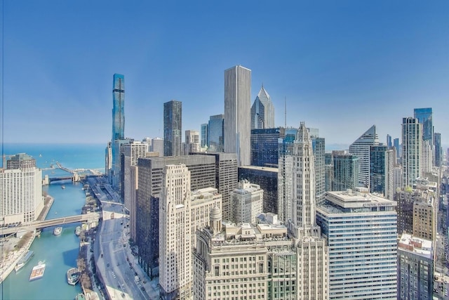 401 N Wabash Ave Unit 35J, Chicago, IL 60611 - view of city skyline featuring a large body of water and a notable bridge