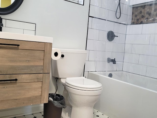 19936 S Spruce Dr, Frankfort, IL 60423 - full bathroom featuring  shower combination and tile patterned floors