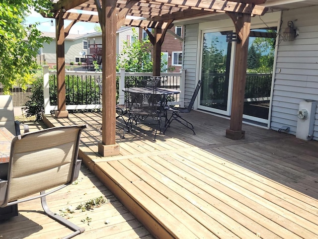 19936 S Spruce Dr, Frankfort, IL 60423 - deck with a pergola and outdoor dining space