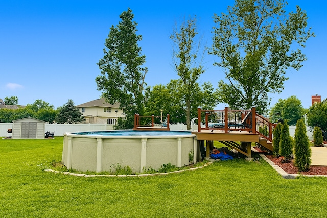 1102 Brian Dr, Manteno, IL 60950 - view of pool featuring a deck