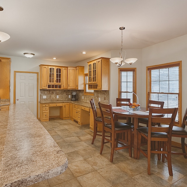 1102 Brian Dr, Manteno, IL 60950 - dining space featuring a chandelier