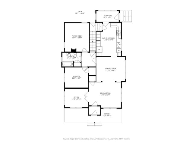 300 W Fremont St, Arlington Heights, IL 60004 - view of home floor plan