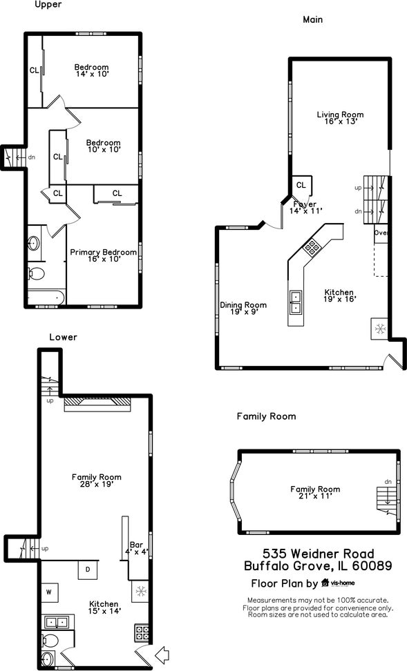 535 Weidner Rd, Buffalo Grove, IL 60089 - view of property floor plan