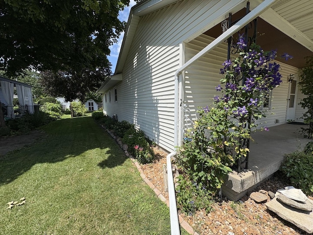 126 N Randolph St, Princeton, IL 61356 - view of home's exterior with a yard