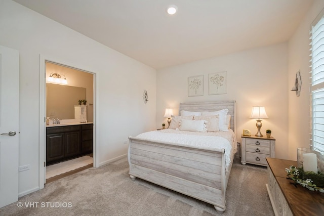 321 Mahogany Dr, Algonquin, IL 60102 - bedroom with light carpet and ensuite bath