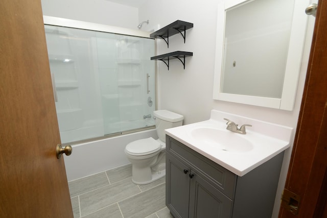 1268 Country Glen Ln, Carol Stream, IL 60188 - full bath with vanity and bath / shower combo with glass door