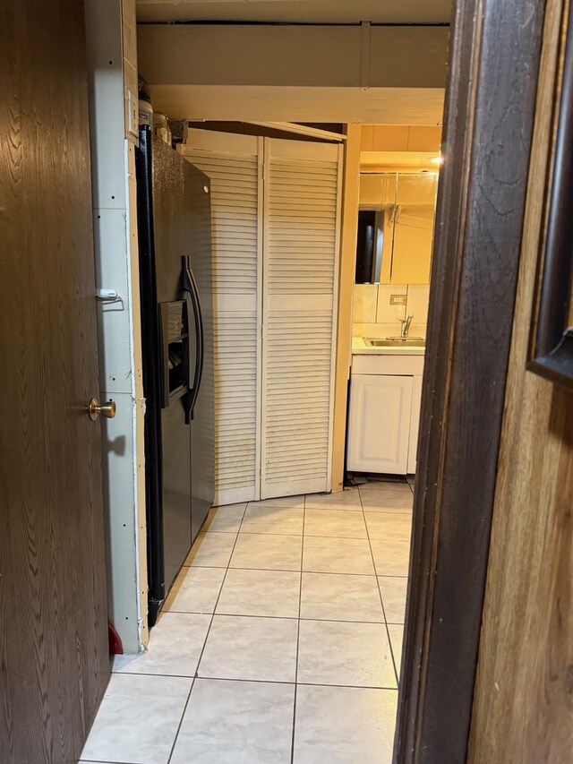 443 Commanche Trl, Wheeling, IL 60090 - bathroom with tile patterned floors and vanity