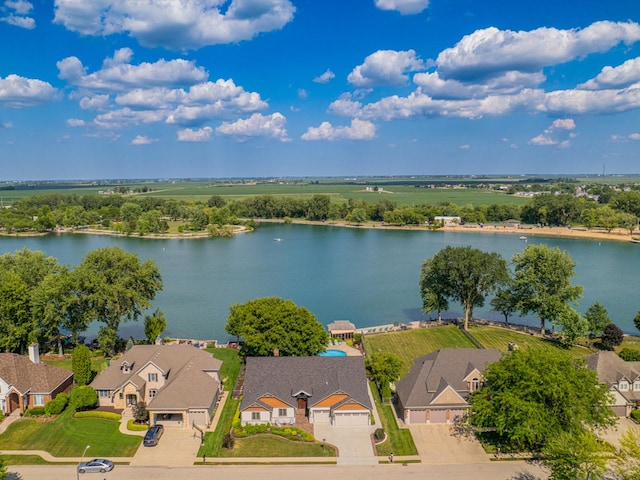 998 N Westshore Blvd, Manteno, IL 60950 - aerial view of residential area featuring a large body of water