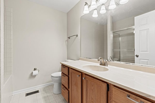 223 New Bridge Ct, Palatine, IL 60067 - bathroom with vanity and tile patterned floors