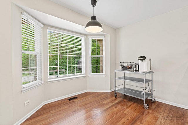 223 New Bridge Ct, Palatine, IL 60067 - dining space featuring plenty of natural light and wood finished floors