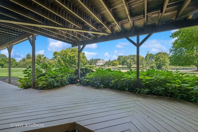 104 Lois Ln, Deer Park, IL 60010 - wooden terrace featuring view of scattered trees