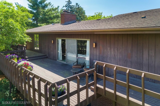 104 Lois Ln, Deer Park, IL 60010 - view of wooden deck