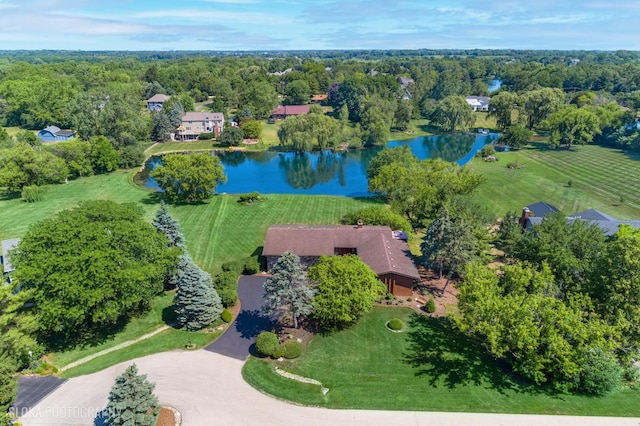104 Lois Ln, Deer Park, IL 60010 - drone / aerial view of a nearby body of water