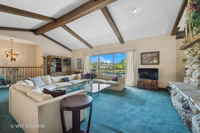 104 Lois Ln, Deer Park, IL 60010 - living area featuring carpet and a chandelier