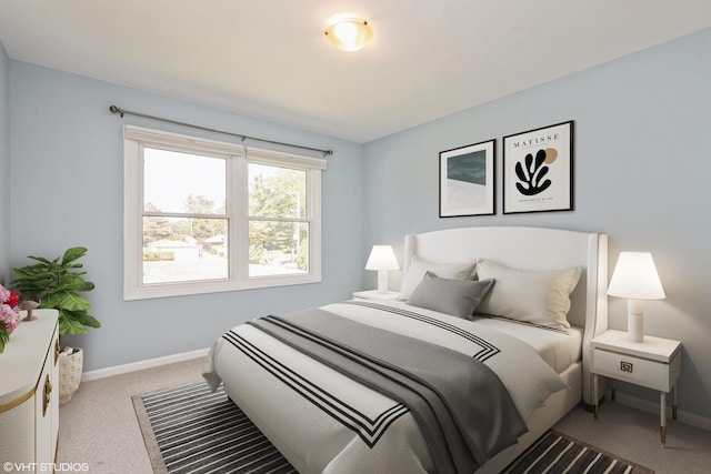 3231 Central St, Evanston, IL 60201 - carpeted bedroom featuring baseboards