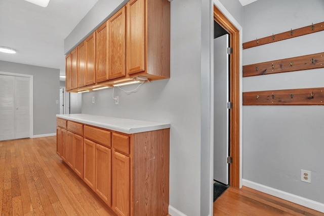 25034 S Center St, Channahon, IL 60410 - kitchen with light countertops and light wood-type flooring