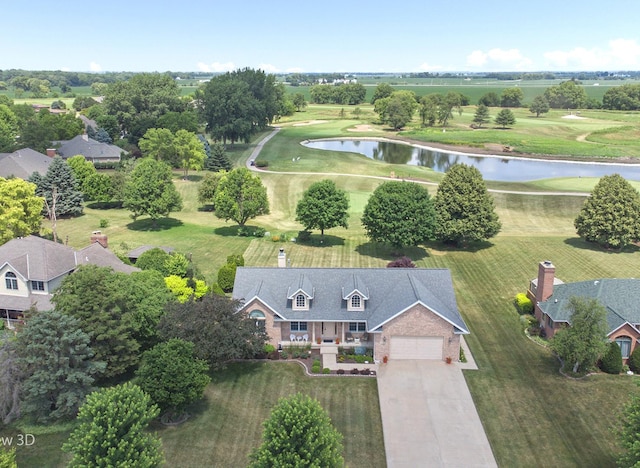 3710 W Nettle Creek Dr, Morris, IL 60450 - view from above of property featuring a nearby body of water