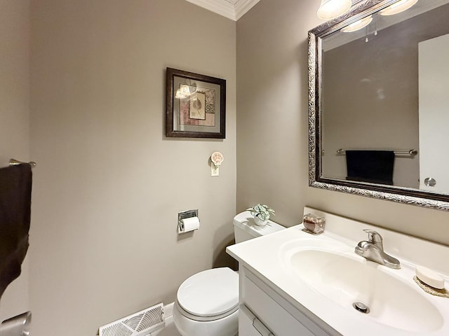 42W396 Hawthorne Ct, Saint Charles, IL 60175 - half bath with crown molding and vanity