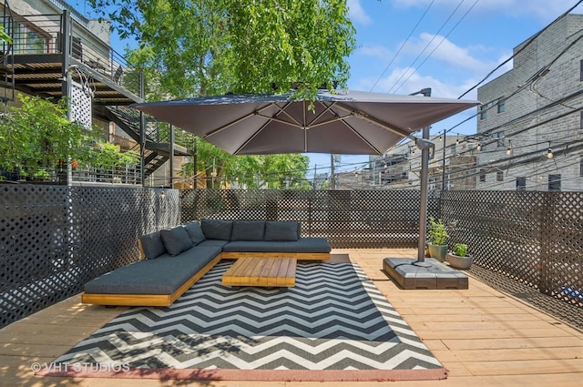 2145 W Crystal St Unit 2, Chicago, IL 60622 - view of patio / terrace featuring a wooden deck