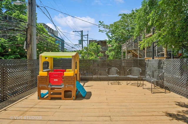 2145 W Crystal St Unit 2, Chicago, IL 60622 - view of wooden terrace