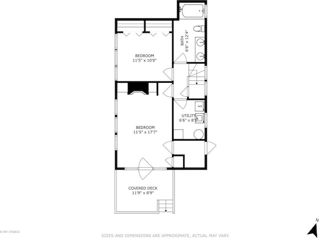 2145 W Crystal St Unit 2, Chicago, IL 60622 - view of floor plan / room layout