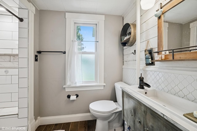 241 Hoy Ave, Woodstock, IL 60098 - bathroom featuring wood finished floors and vanity
