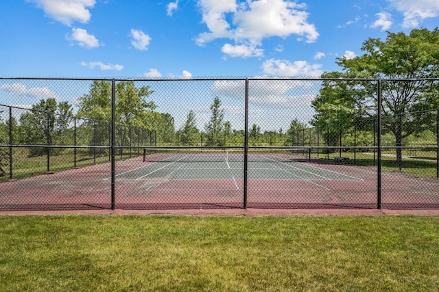 846 Colchester Dr, Oswego, IL 60543 - view of tennis court
