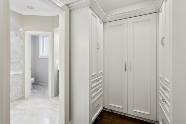 3547 N Fremont St Unit 1N, Chicago, IL 60657 - hallway with baseboards