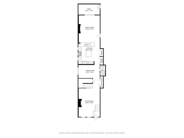 3547 N Fremont St Unit 1N, Chicago, IL 60657 - view of floor plan / room layout
