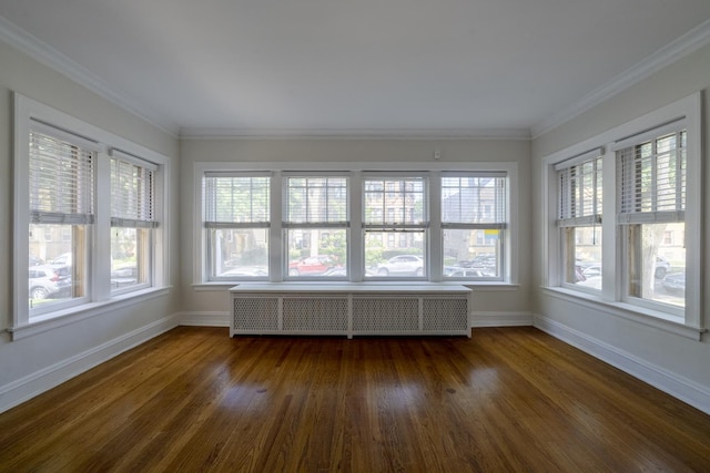 6712 N Maplewood Ave, Chicago, IL 60645 - unfurnished sunroom featuring radiator heating unit and plenty of natural light