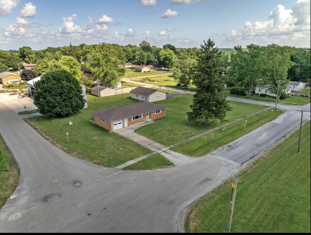 200 S Madison St, Towanda, IL 61776 - drone / aerial view of a tree filled landscape