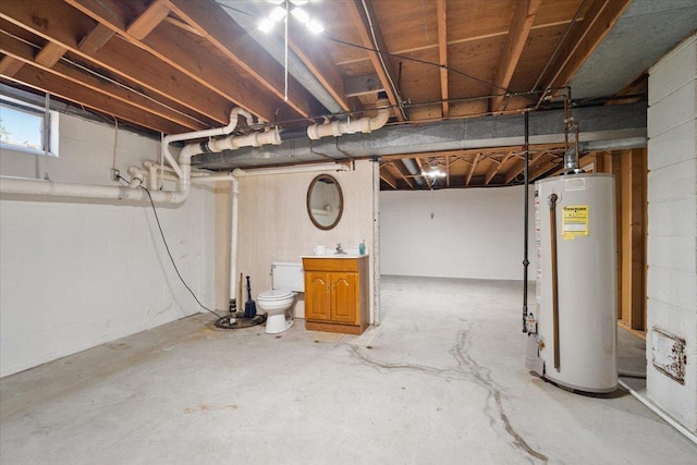 200 S Madison St, Towanda, IL 61776 - below grade area with water heater