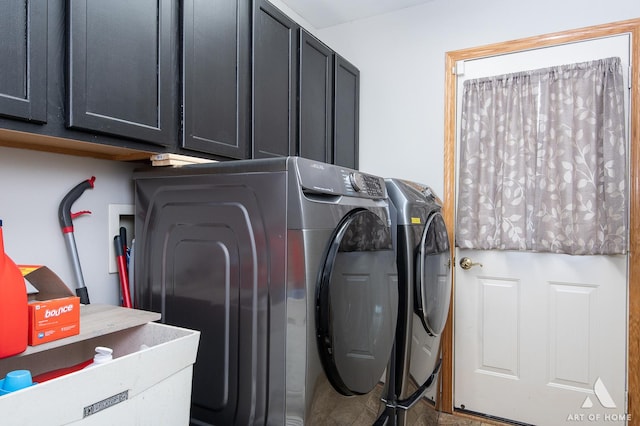 8619 Koehler Dr, Tinley Park, IL 60487 - washroom with independent washer and dryer and cabinet space