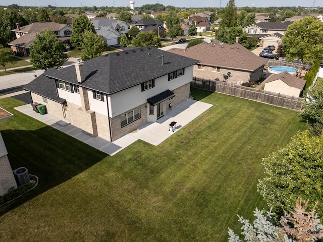 8619 Koehler Dr, Tinley Park, IL 60487 - aerial perspective of suburban area