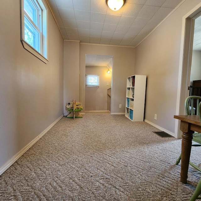 700 W Lafayette St, Ottawa, IL 61350 - carpeted spare room with baseboards and crown molding