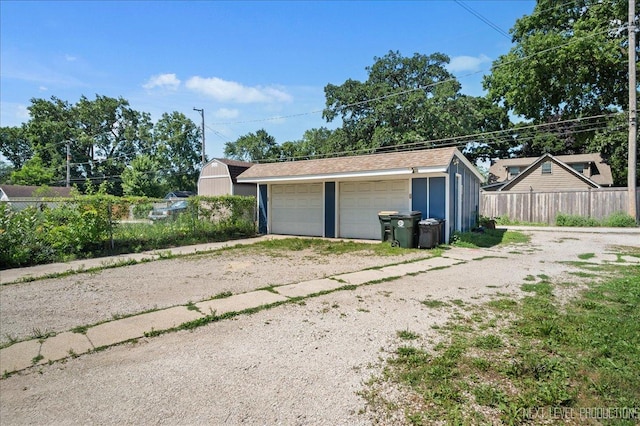 12 N Lincolnway Ave, North Aurora, IL 60542 - view of detached garage