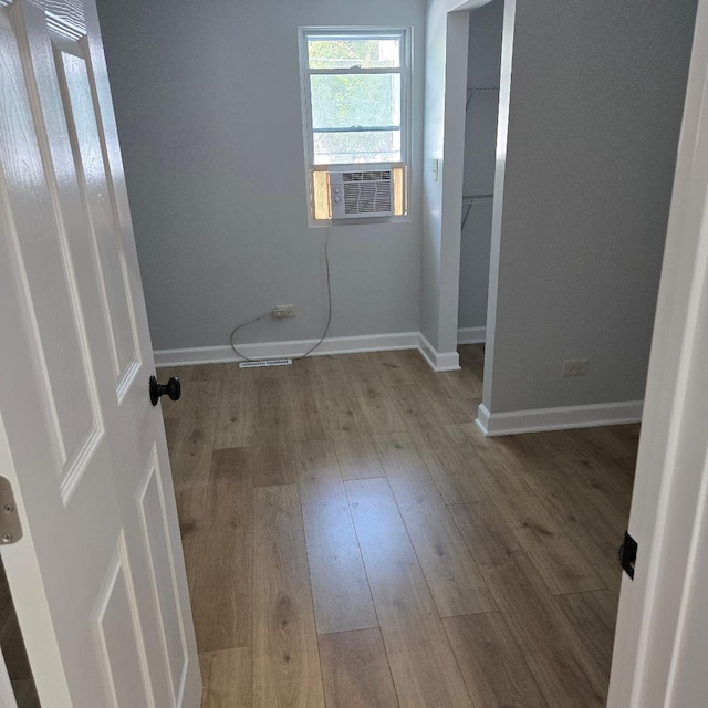 210 Brierhill Dr, Round Lake Park, IL 60073 - unfurnished room with wood-type flooring and cooling unit