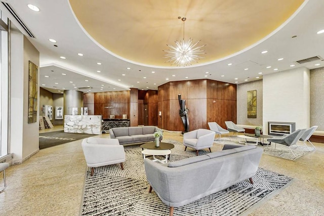 222 N Columbus Dr Unit 4803, Chicago, IL 60601 - building lobby featuring recessed lighting