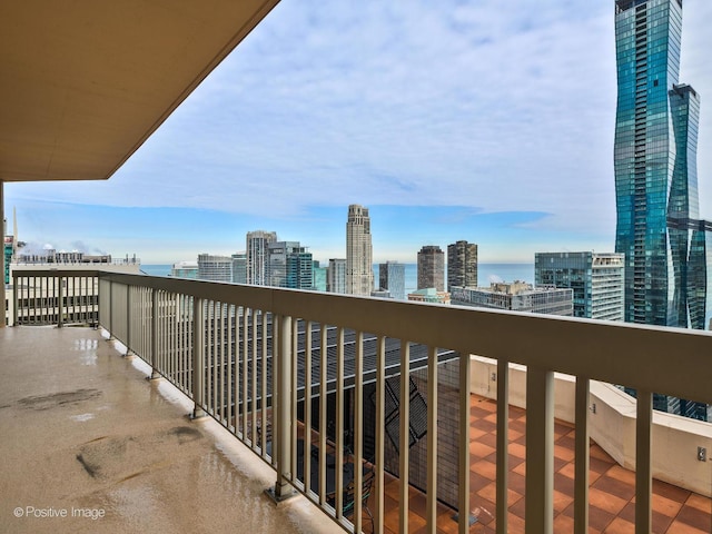 222 N Columbus Dr Unit 4803, Chicago, IL 60601 - balcony with a view of city and a water view