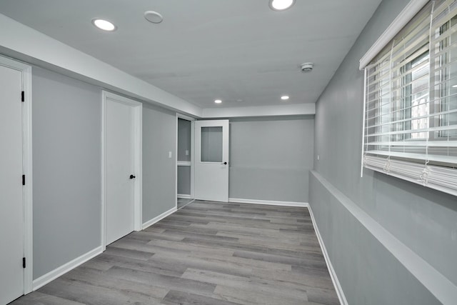 257 N Grace St, Lombard, IL 60148 - hall featuring recessed lighting and wood finished floors