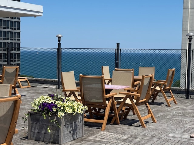 360 W Wellington Ave Unit 13E, Chicago, IL 60657 - view of patio / terrace with outdoor dining space